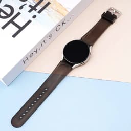 Band For Samsung Galaxy Watch 4 classic 46mm 42mm No Gaps Transparent Silicone Bracelet correa Galaxy Watch 4 5 44mm 40mm Strap