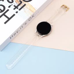 Band For Samsung Galaxy Watch 4 classic 46mm 42mm No Gaps Transparent Silicone Bracelet correa Galaxy Watch 4 5 44mm 40mm Strap