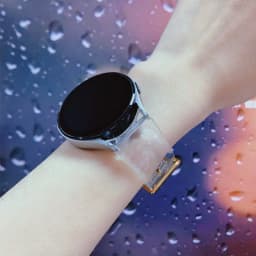 Band For Samsung Galaxy Watch 4 classic 46mm 42mm No Gaps Transparent Silicone Bracelet correa Galaxy Watch 4 5 44mm 40mm Strap