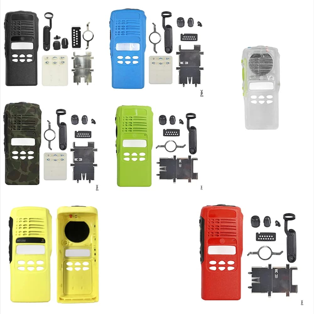 Colorful Replacement Repair Housing Case Cover For HT1250 Limited-Keypad Handheld Radio Comunicador