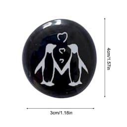 Pocket Penguin Hug Decorations Engraved Mini Keepsake Pebble Orname For Birthday Party Favor Home Decoration Accessories