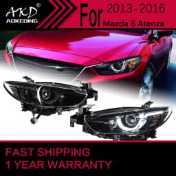 Car Lights for Mazda 6 LED Headlight 2013-2016 Atenza Mazda6 Head Lamp Drl Projector Lens Automotive Accessories