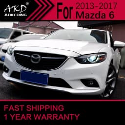 Car Lights for Mazda 6 LED Headlight 2013-2016 Atenza Mazda6 Head Lamp Drl Projector Lens Automotive Accessories