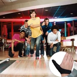 Bowling Thumb Covers Bowling Thumb Saver For Right Hand Grip Protection Adjustable Thumb Stabilizer Bowling Glove