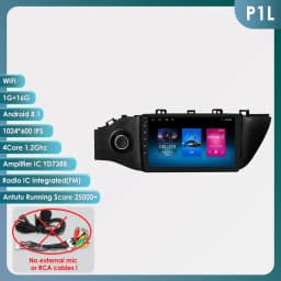 Hizpo 8 Cores Carplay Car Radio Android Auto Multimedia Player For KIA K2 RIO 4 2017-2019 2 Din GPS Navigation Stereo 8G 128G
