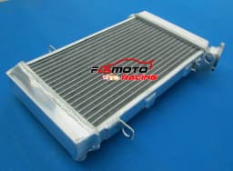 Aluminum Radiator + Fan For SUZUKI LT-Z400 LTZ400 KFX400 DVX400 2003-2008 2004 2005 2006 2007 03 04 05 06 07 08
