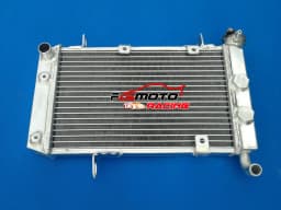 Aluminum Radiator + Fan For SUZUKI LT-Z400 LTZ400 KFX400 DVX400 2003-2008 2004 2005 2006 2007 03 04 05 06 07 08