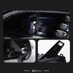 AKD Head Lamp for Benz R Class LED Headlight 2010-2017 Headlights W251 R300 R350 DRL Turn Signal High Beam Angel Eye Projector