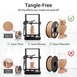 JAYO Filament WOOD Fiber 2KG 3D Printer Close Wood Effect Filament For All Plastic For 3D Pen Printing Materials Fast Shipping