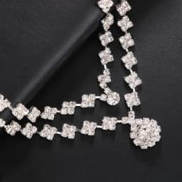 Stonefans Double Layer Hair Clip Accessories for Women Gilrs Headwear Headpiece Dress Lozenge Head Chain Jewelry Indian Wedding