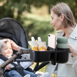 Sunveno 3in1 Multifunctional Baby Stroller Cup Holder with Phone/Snack Holder Universal Bottle Holder Stroller Accessories