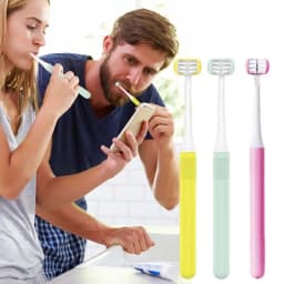 Autisms Sensory Toothbrush 3 Heads Autisms Sensory Toothbrush Triple Bristle Toothbrush Easily Brush Better Clinically Proven