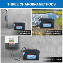 New 24V 60Ah Lithium Iron Phosphate Battery Built-in BMS LFP LiFePO4 Battery For RV Wind Solar Energy Scooter Tricycle Boat