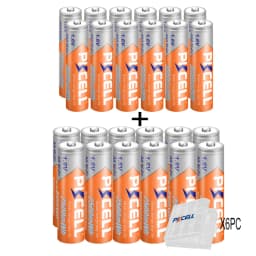PKCELL AA Batteries 2500MWH+AAA 900MWH 1.6V NIZN AAA Rechargeable Battery NI-ZN AA/AAA Batterias with AA/AAA Battery Box Holder