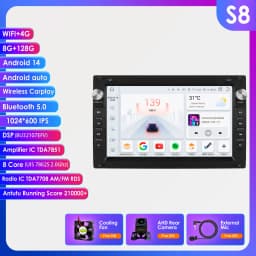 Hizpo 7" Car Radio Multimedia Player Adnroid GPS for VW PASSAT B5 MK4 MK5 SHARAN Jetta Bora Polo TRANSPORT T5 CITI CHICO Carplay