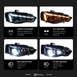 Car Lights for A5 2013-2016 S5 LED Auto Headlight Assembly Upgrade RS5 The Newest Design Dynamic Signal Lamp LHD RHD Accessories