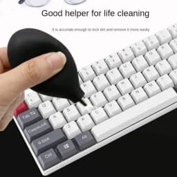 Mini Dust Blower Soft PVC Handheld Air Blower Pump Cleaning Tool For Camera Body Lens Laptop PC Keyboard Air Duster Remover