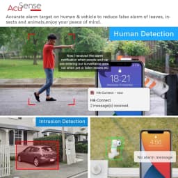 Hikvision IP Camera 8MP DS-2CD2386G2-ISU/SL AcuSense 4K POE Built-in Microphone Speaker Surveillance Video Outdoor