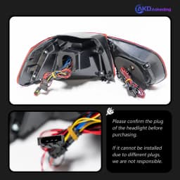 Auto Parts For VW Golf 6 MK6 Taillight 2009-2012 Upgrade MK8 Style Steering signal Brake reversing light Car Accesorios Modified
