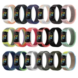 Nylon Strap for Fitbit Charge 5 Smart Watch Sports Nylon Weave Loop Bracelet Wristband Correa Pulsera for fitbit Charge 5 Band
