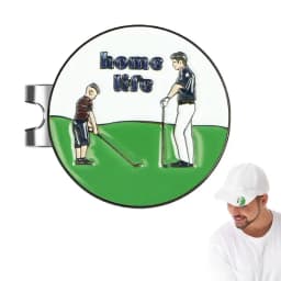 Magnetic Golf Marker Caps Clip Golf Scene Golf Marker Holder For Secure Metal Ball Markers In Place Golf Ball Marker Hat Clip