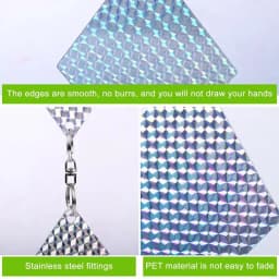 1PC/Set Bird Repellent Discs Reflective Hanging Device To Keep Birds Away Like Woodpeckers For Pigeons Woodpeckers