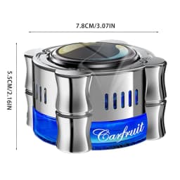 Car Air Freshener Solar 60ml Car Perfume Scent Fragrance Air Purifier DIY Natural Essential Oil Diffuser 360 Degree Rotating