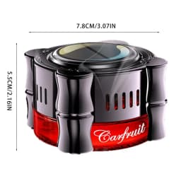 Car Air Freshener Solar 60ml Car Perfume Scent Fragrance Air Purifier DIY Natural Essential Oil Diffuser 360 Degree Rotating