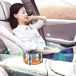 Car Air Freshener Solar 60ml Car Perfume Scent Fragrance Air Purifier DIY Natural Essential Oil Diffuser 360 Degree Rotating