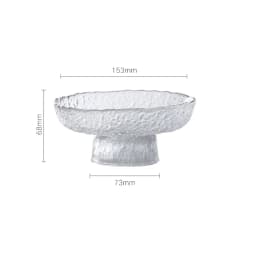 Crystal Fruit Plate Snack Candy Desktop Decorative Plate Dance Wedding Tableware Bread Plate Cake Stand Bowl Food Fruit Plates