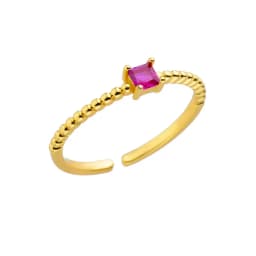Green Zircon Stainless Steel Ring for Women Gold Plated Finger Rings Female Vintage Jewelry Simple Aesthetic Accessories Anillos
