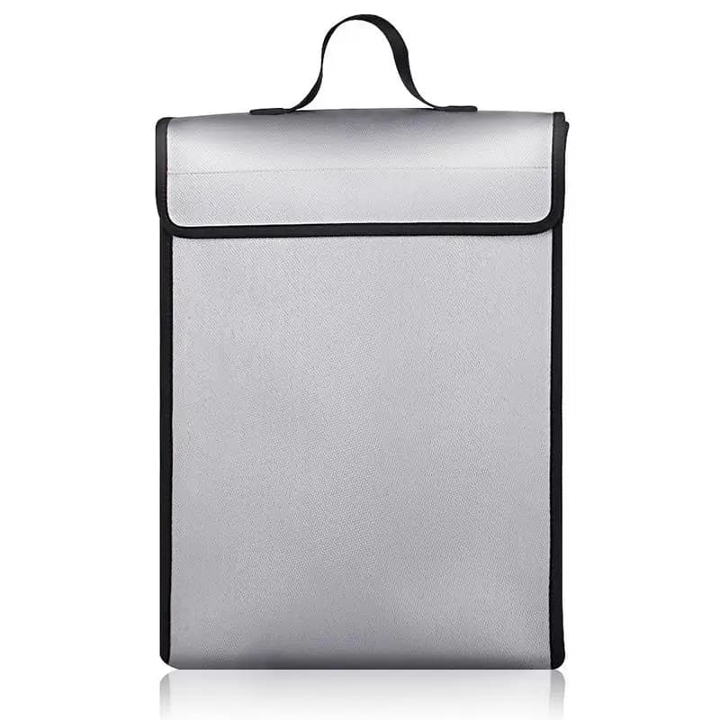 Large Fireproof Document Bag 16 X 12 Inches A4 Valuables Protection Bag Fire And Water Resistant Safe Bag For Contract Jewelry