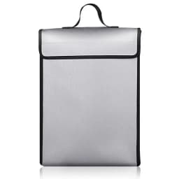 Large Fireproof Document Bag 16 X 12 Inches A4 Valuables Protection Bag Fire And Water Resistant Safe Bag For Contract Jewelry