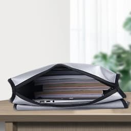 Large Fireproof Document Bag 16 X 12 Inches A4 Valuables Protection Bag Fire And Water Resistant Safe Bag For Contract Jewelry
