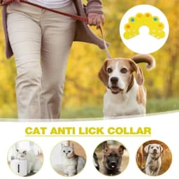 Soft Cat Recovery Collar Adjustable Anti Bite Sun Flower Neck Collar Pet Health Supplies For Cat Kitten Puppy And Dog