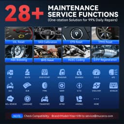 Global Version MUCAR VO6 OBD2 Scanner 32GB All Systems Diagnostic 28 Reset Auto VIN EPB/BMS/SAS/ABS Sevice Lifetime Free Update
