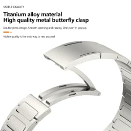 22mm Luxury Titanium Strap For Huawei Watch 4 Ultimate GT 2/2e 3pro 42 46 4PRO Metal Bracelet For GALAXY WATCH Gear S3 45mm Band