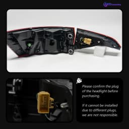 AKD Tail Lamp for VW Jetta LED Tail Light 2019-2021 Jetta MK7 Rear Fog Brake Turn Signal Automotive Accessories