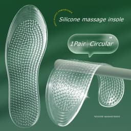 Non Slip Silicone Insoles for Shoes Orthotic Arch Support Insole Soft Shoe Inserts Sport Anti-slip Template Man Women Shoe Sole