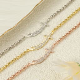 Muslim Islam Knife Bracelets For Women Latest Fine Dainty Crystal Pendant Imam Ali Sword Jewelry Ramadan Festival Gift