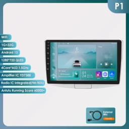 Hizpo Android Auto Radio For Volkswagen VW Passat B7 CC 2010-2015 Multimedia Player 2din AutoRadio GPS Stereo Carplay AI Voice