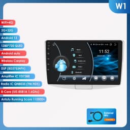 Hizpo Android Auto Radio For Volkswagen VW Passat B7 CC 2010-2015 Multimedia Player 2din AutoRadio GPS Stereo Carplay AI Voice