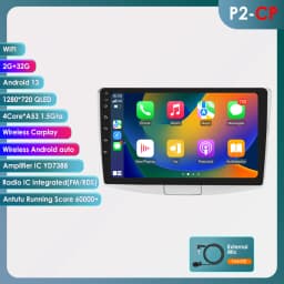 Hizpo Android Auto Radio For Volkswagen VW Passat B7 CC 2010-2015 Multimedia Player 2din AutoRadio GPS Stereo Carplay AI Voice