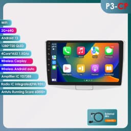 Hizpo Android Auto Radio For Volkswagen VW Passat B7 CC 2010-2015 Multimedia Player 2din AutoRadio GPS Stereo Carplay AI Voice