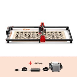 Full Set Big 10W Wireless Laser Engraver Cutter Wood Cutting Engraving Machine AlgoLaser DIY Kit 85x40CM Air Assisted Laser Kit
