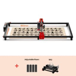 Full Set Big 10W Wireless Laser Engraver Cutter Wood Cutting Engraving Machine AlgoLaser DIY Kit 85x40CM Air Assisted Laser Kit