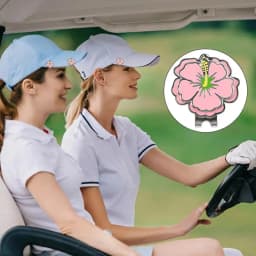 Magnetic Golf Hat Clip Double Layer Mark Removable Golf Hat Clip Unique Ball Marker Holder Leave No Trace Golf Bag Accessories