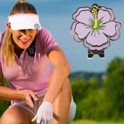 Magnetic Golf Hat Clip Double Layer Mark Removable Golf Hat Clip Unique Ball Marker Holder Leave No Trace Golf Bag Accessories