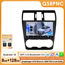 4G DSP Carplay Android 14 Car radio For Subaru Forester MK4 Impreza XV Crosstrek 2012-2014 multimedia player GPS Stereo headunit