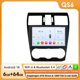 4G DSP Carplay Android 14 Car radio For Subaru Forester MK4 Impreza XV Crosstrek 2012-2014 multimedia player GPS Stereo headunit